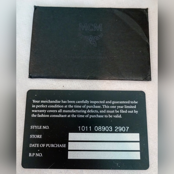 MCM Croco Embossed Top Handle Boston Bag - Picture 4 of 16